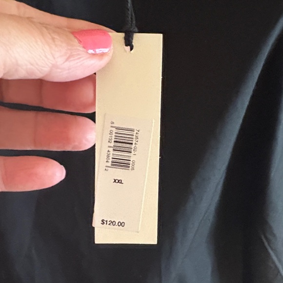 Banana Republic Black Sleeveless Mini Dress with White Drawstring - Picture 8 of 10